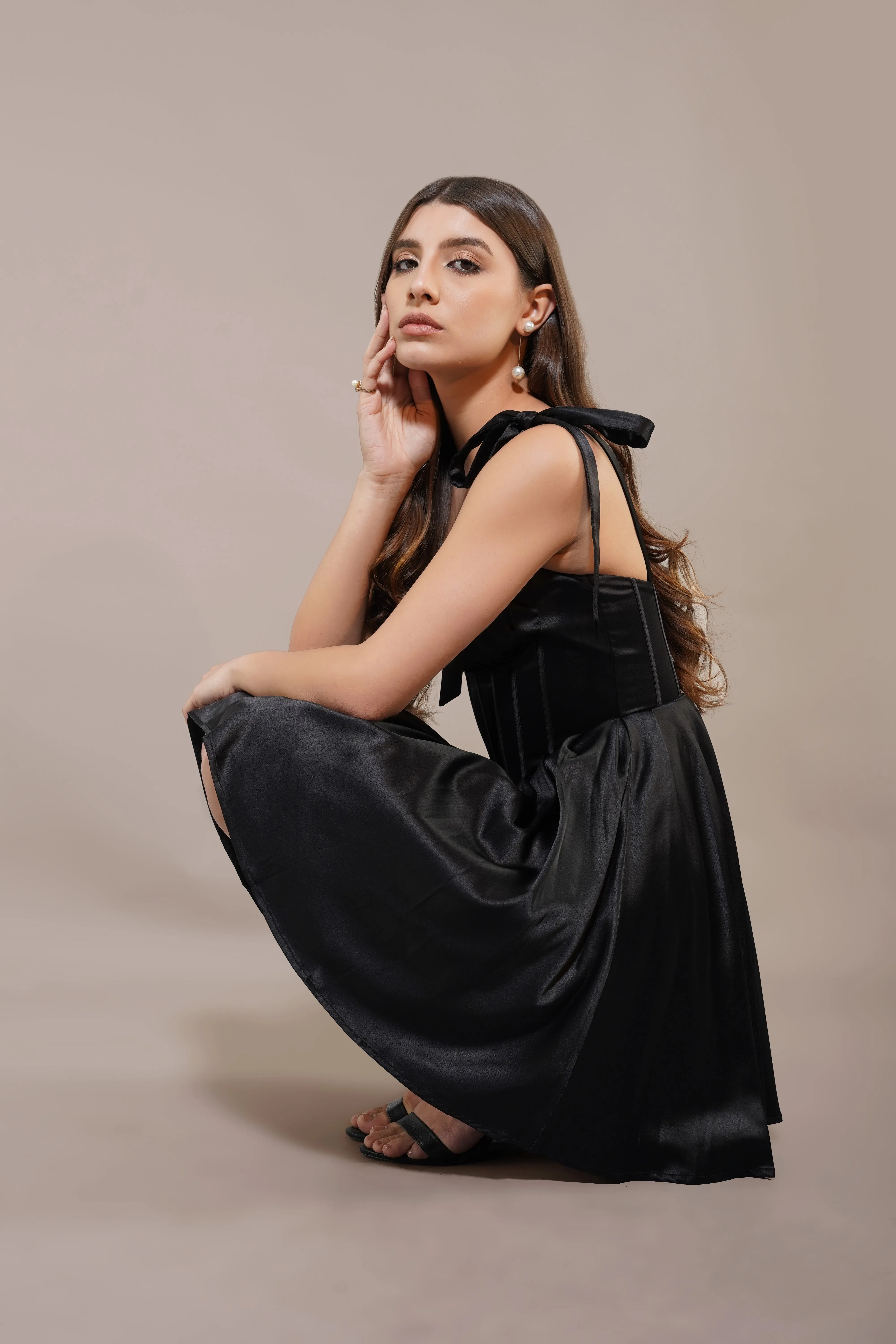 Amai Mini Dress in Black
