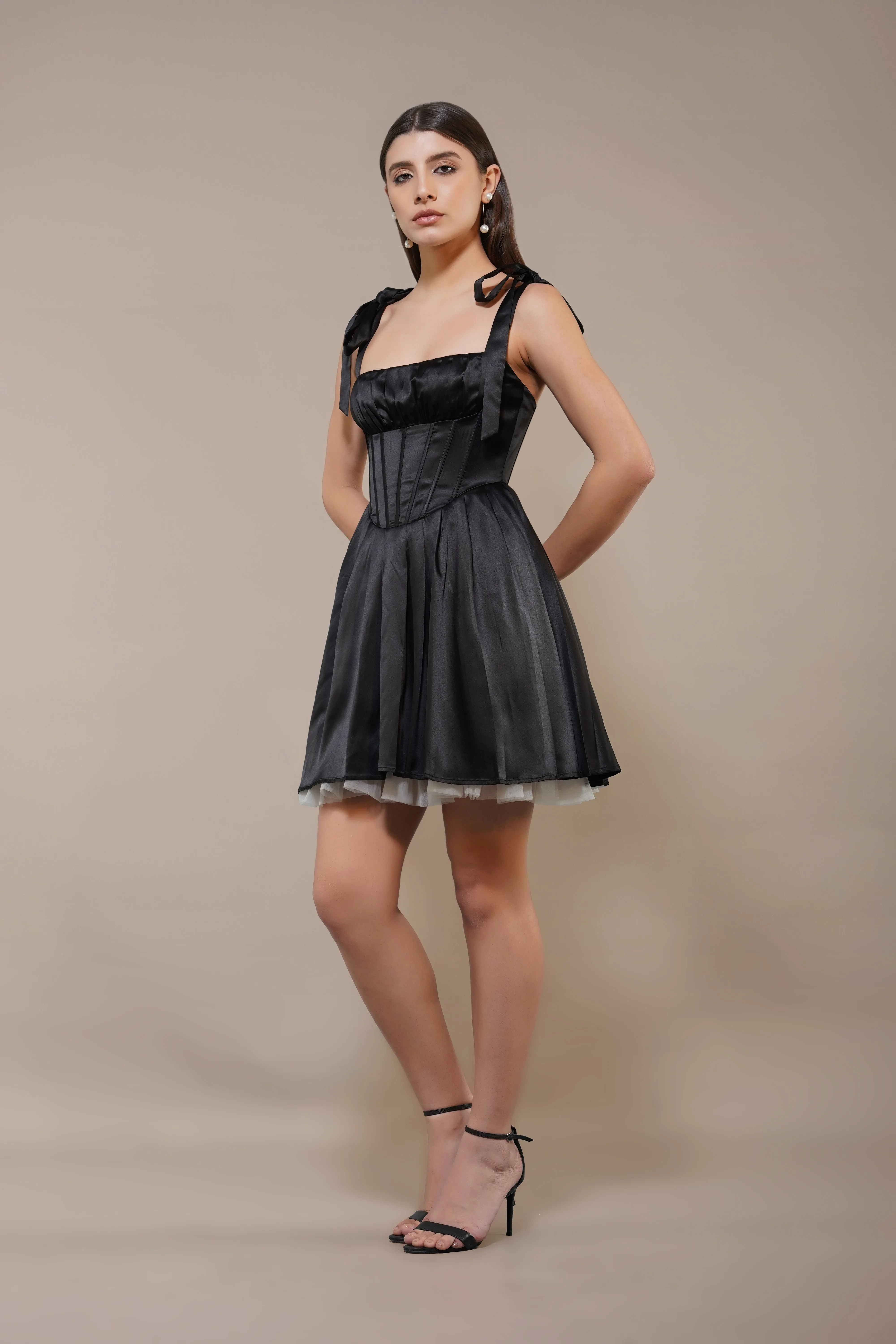 Amai Mini Dress in Black