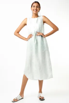 Aqua Blue Vintage Blossom Dress