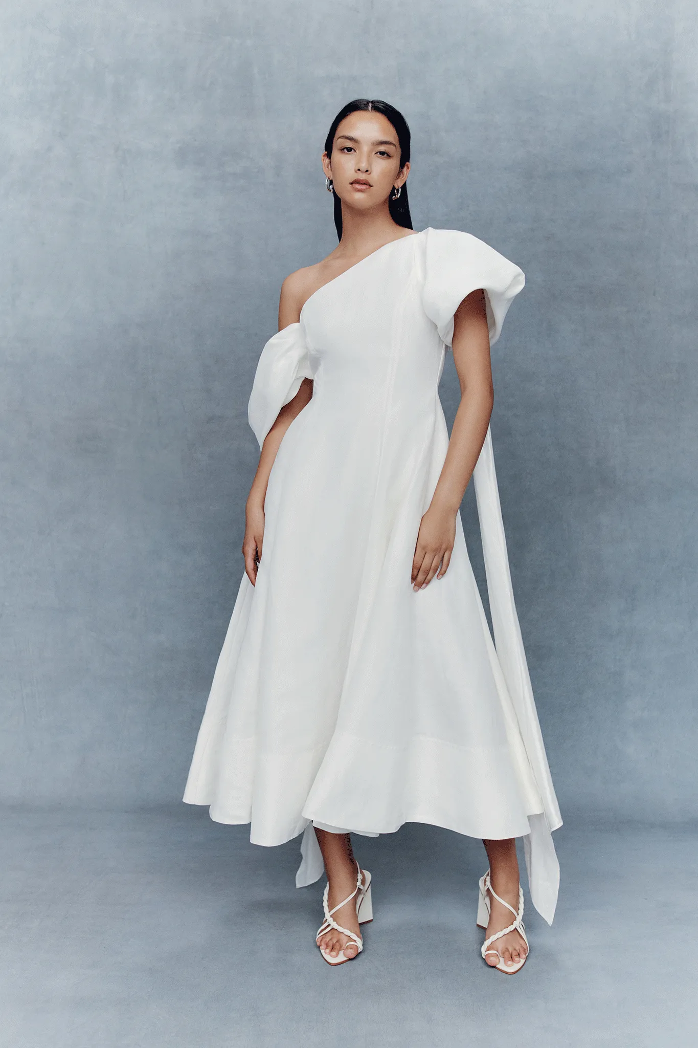 Arista Tulip Sleeve Midi Dress