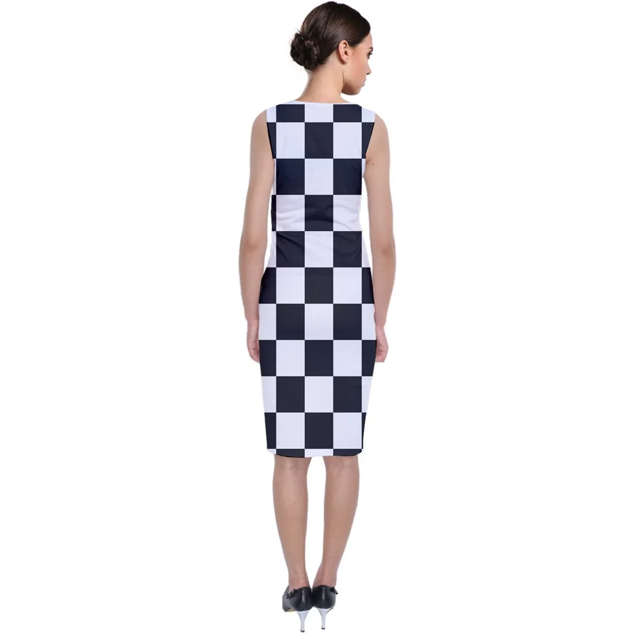 Black Checker Dress, Velvet Dress, 60s Dress Style, Black Mod Dress, 60s shift dress, 60s style dress, 60s inspired dress, Retro Dress