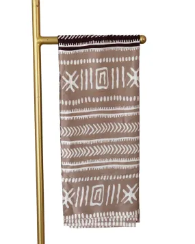 Brown Kilali Silk Chiffon Set