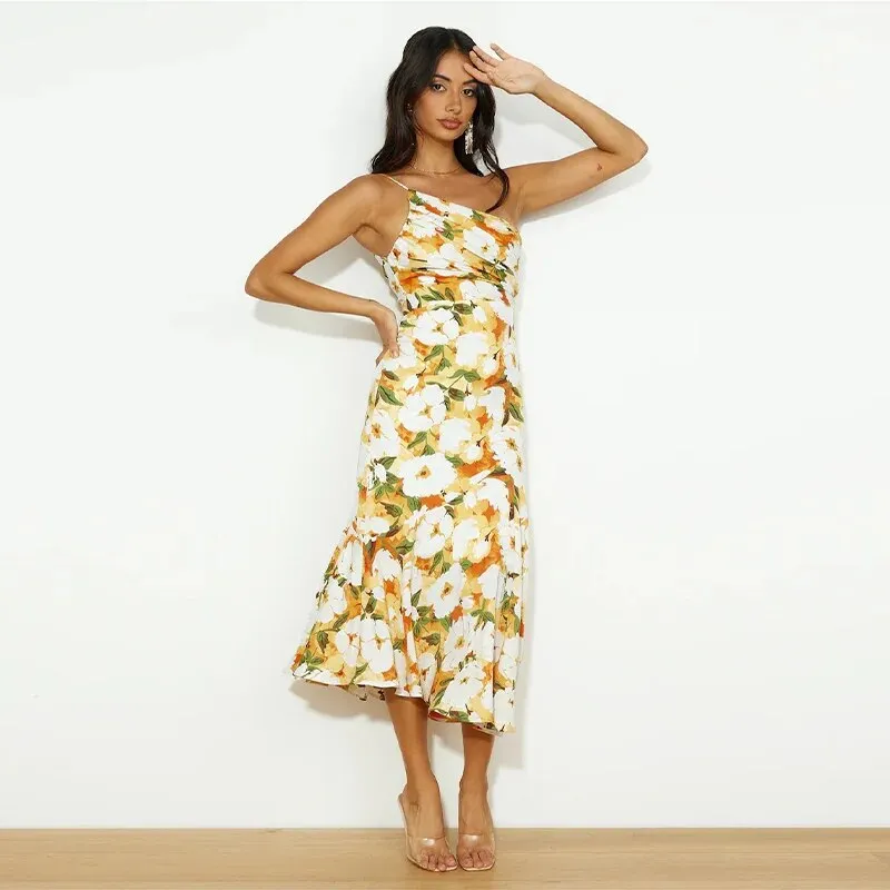 Catherine - Midi Dress - Elegant - Lightweight Modern Style - For Formal Occasions
