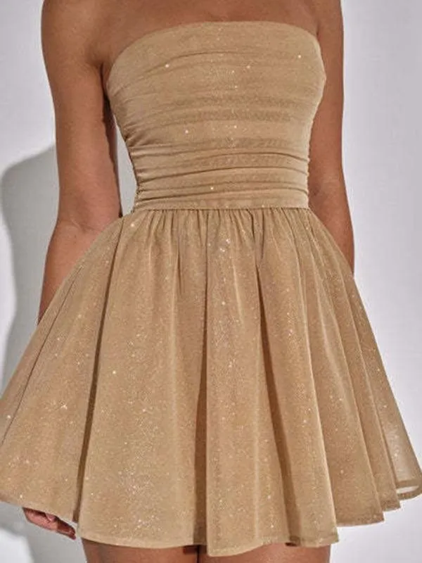 Chic Sleeveless Wrap Dress with Trendy Dropped Shoulder Design
