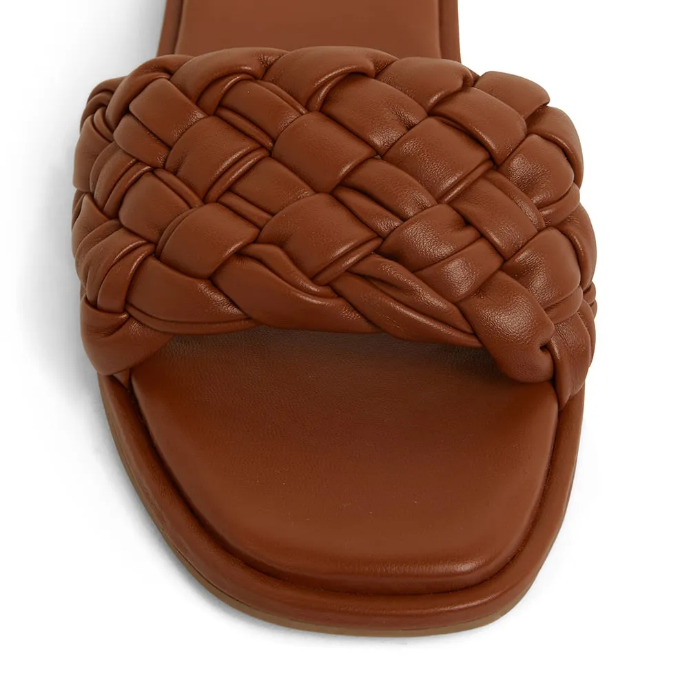Emmy Slide in Tan Smooth