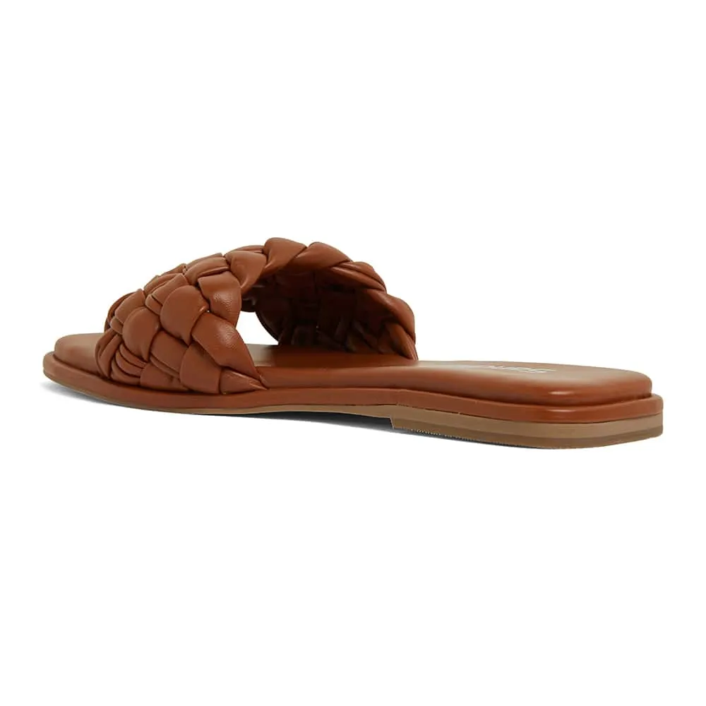 Emmy Slide in Tan Smooth