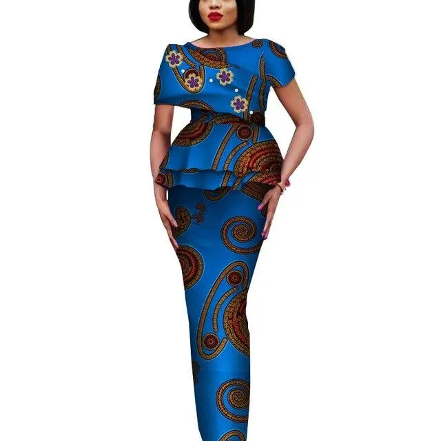 Fashion African Elegant Tops and Long Skirt Bawa Style #1