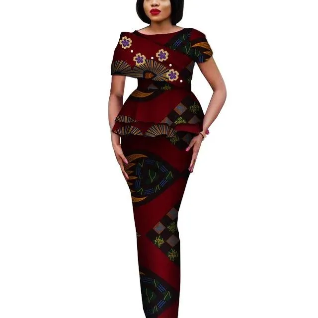 Fashion African Elegant Tops and Long Skirt Bawa Style #1