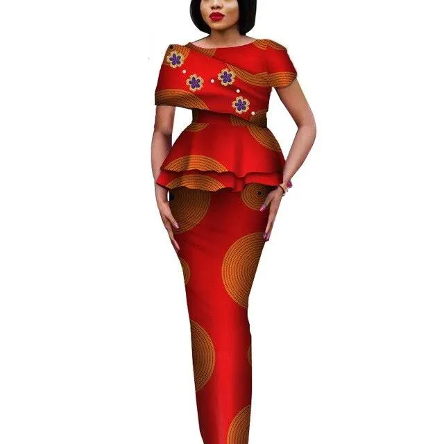 Fashion African Elegant Tops and Long Skirt Bawa Style #1