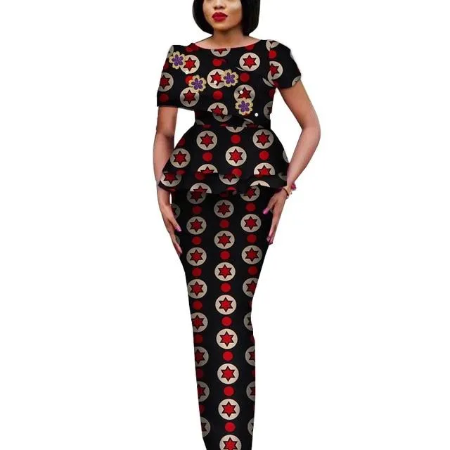 Fashion African Elegant Tops and Long Skirt Bawa Style #1