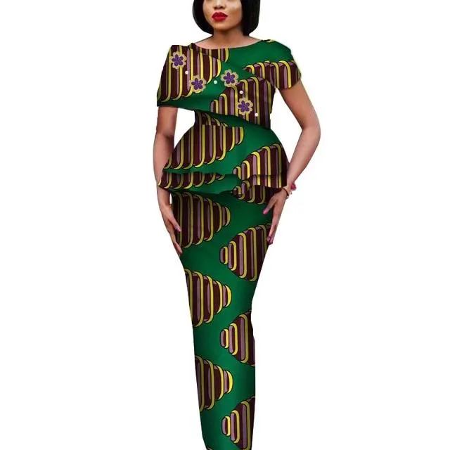 Fashion African Elegant Tops and Long Skirt Bawa Style #1