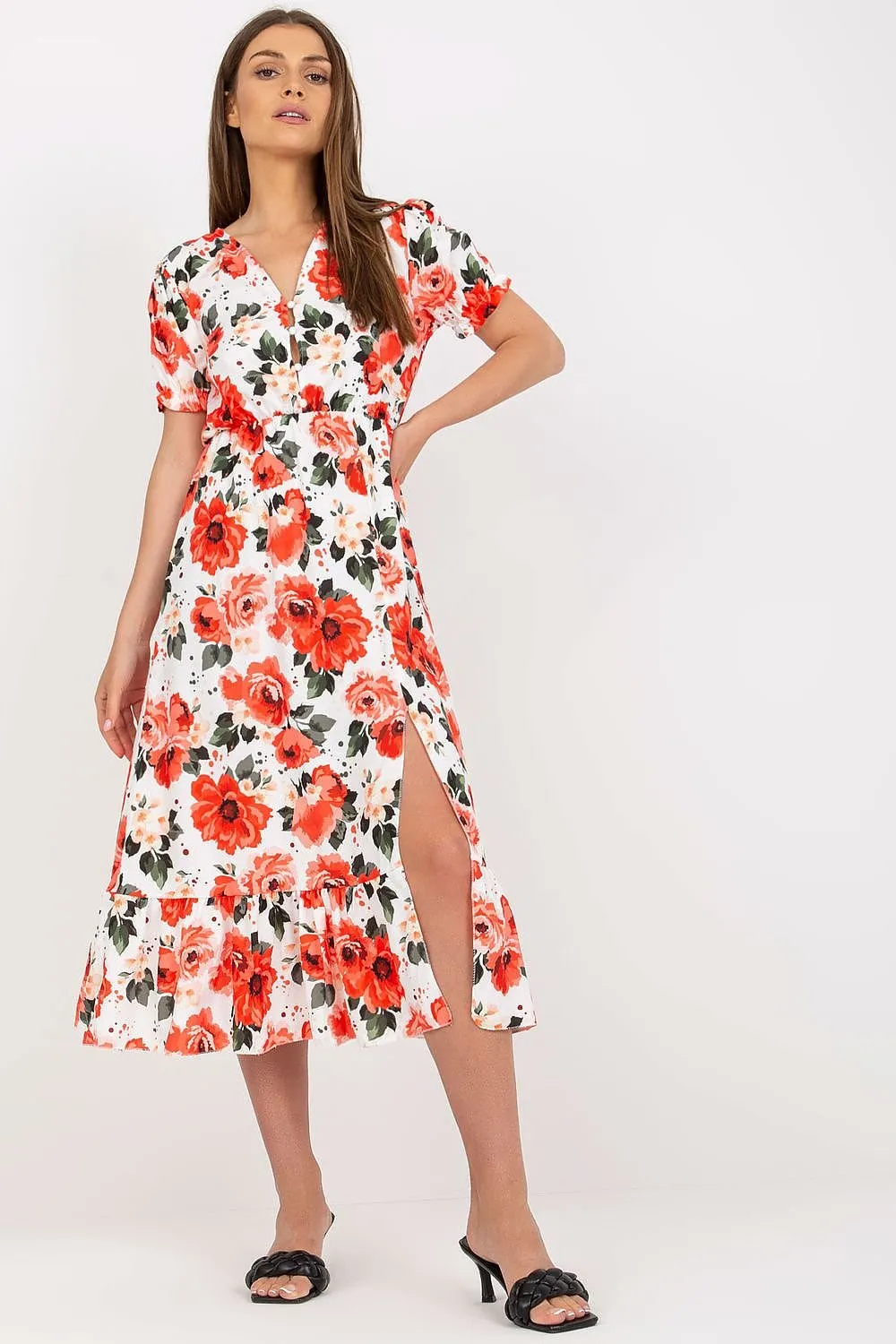 Floral Breeze Button-Up Dress