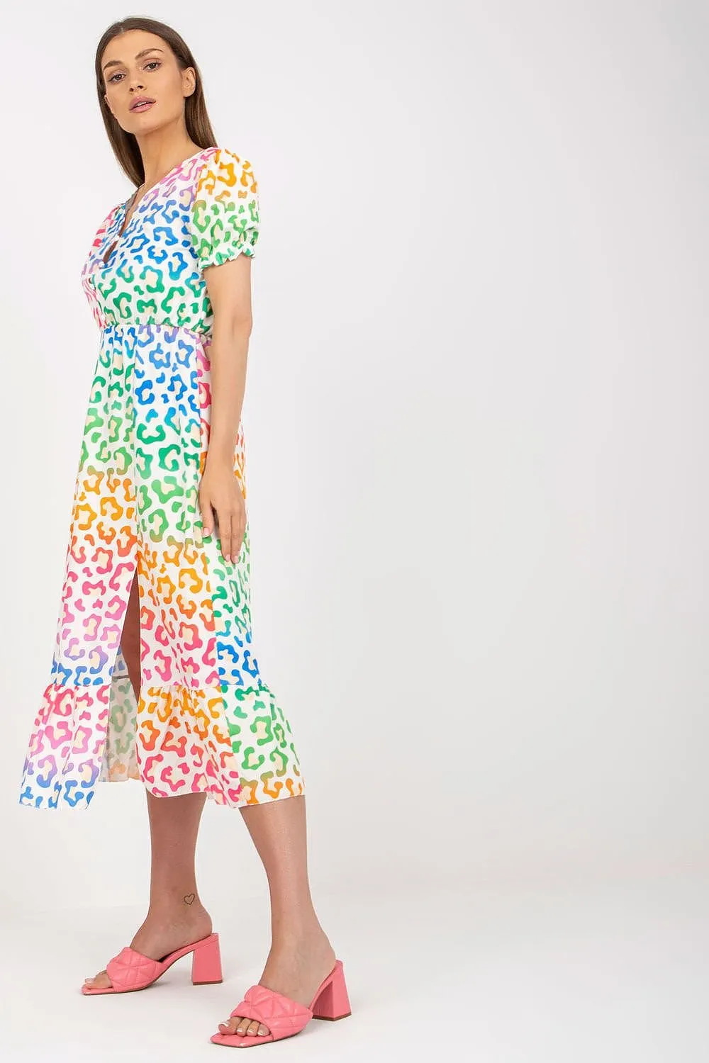 Floral Breeze Button-Up Dress