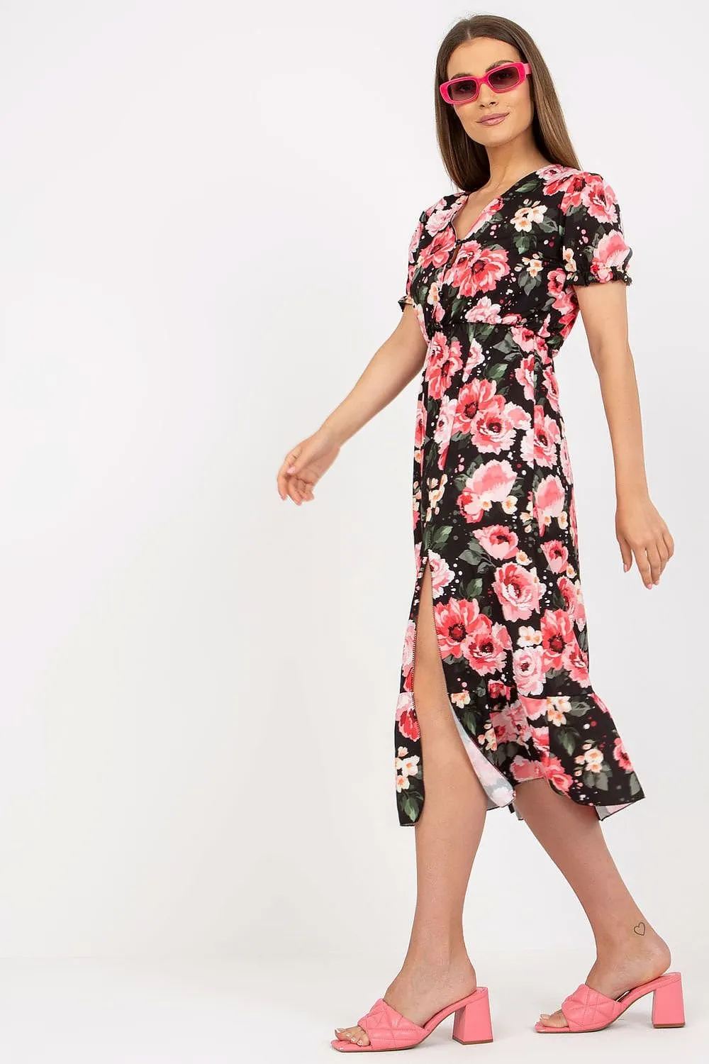 Floral Breeze Button-Up Dress