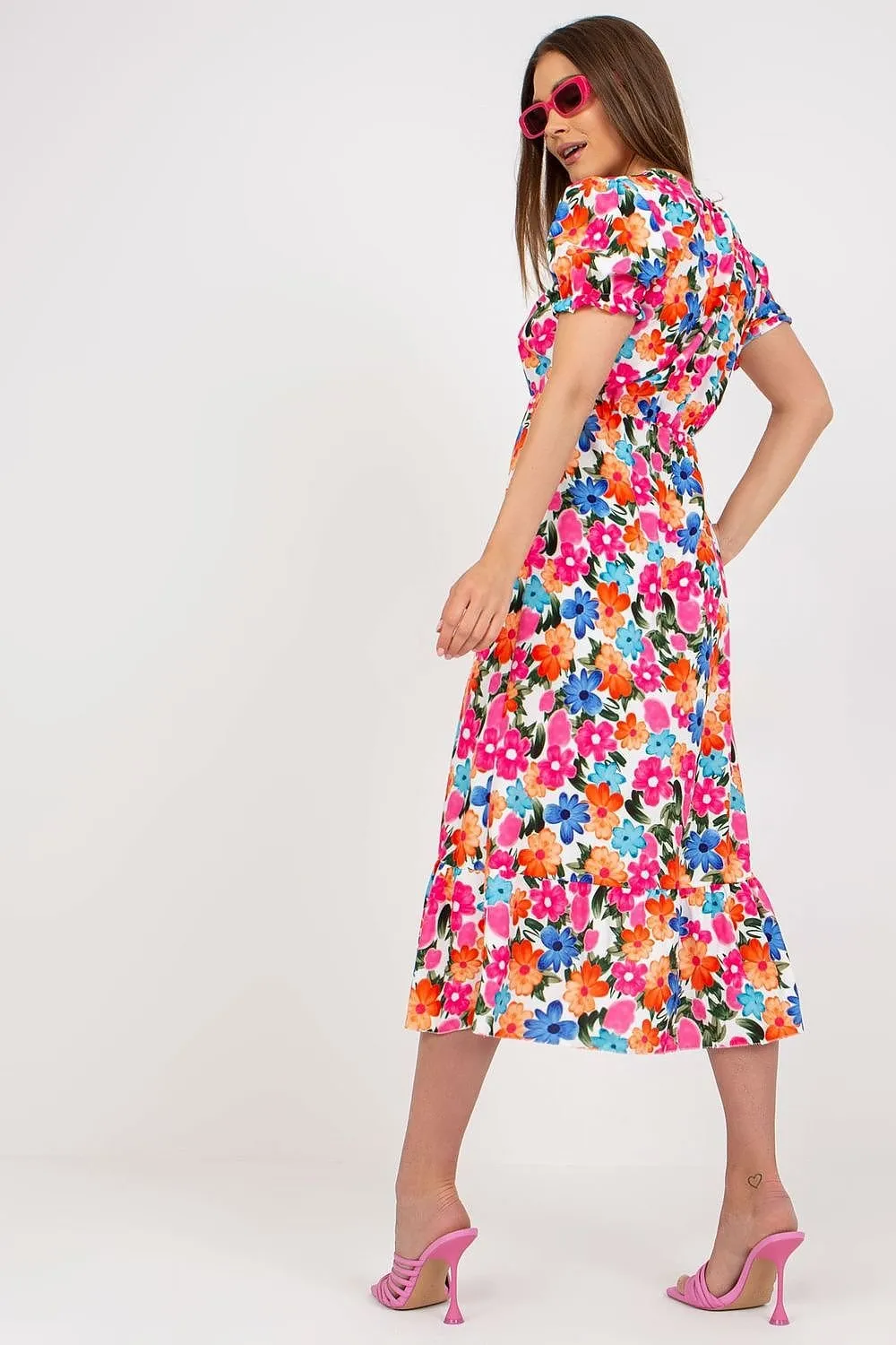 Floral Breeze Button-Up Dress