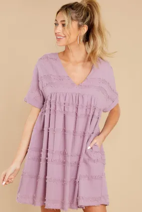 Fond Memories Mauve Purple Dress