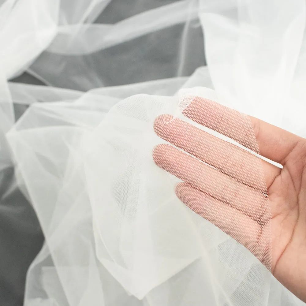 Hexagonal Bridal Veiling Tulle 300CM