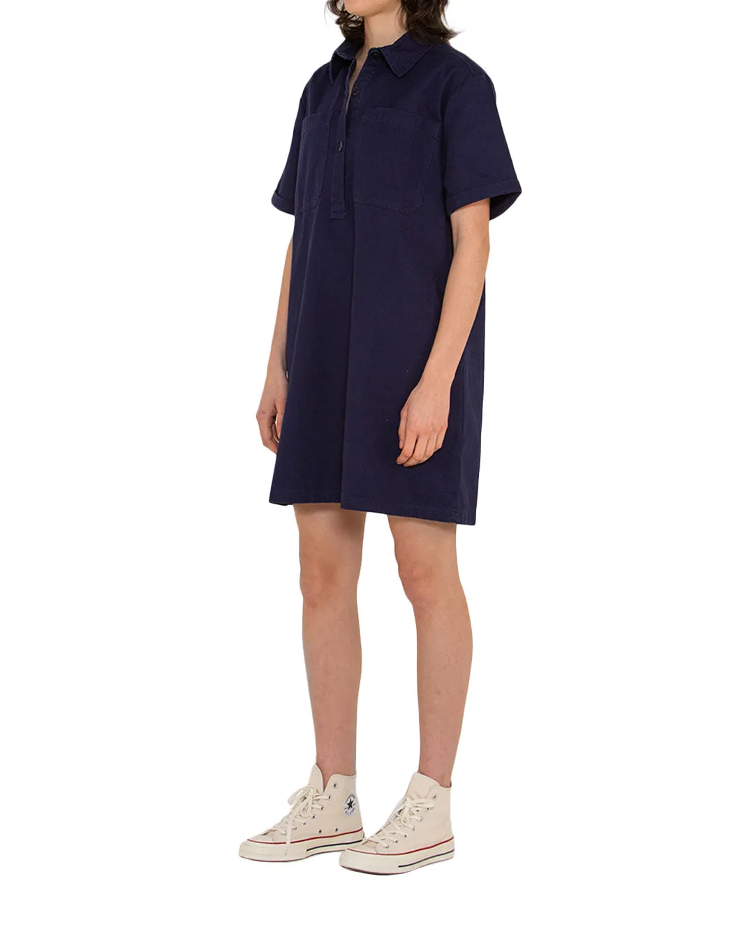 Honour Shirt Dress (Relaxed Fit) - Twilight Blue