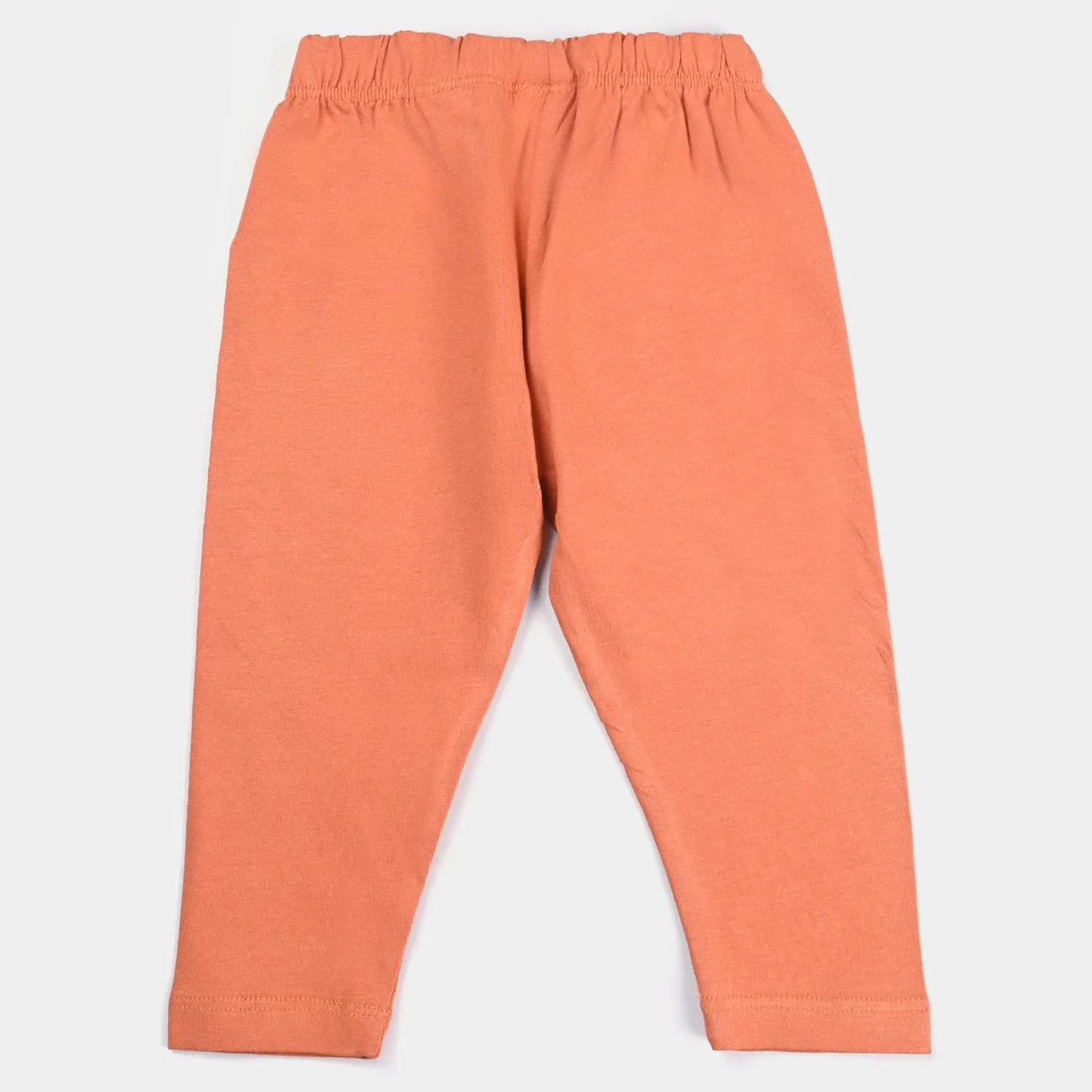 Infant Girls Lycra Jersey Tight Basic-O. Rust