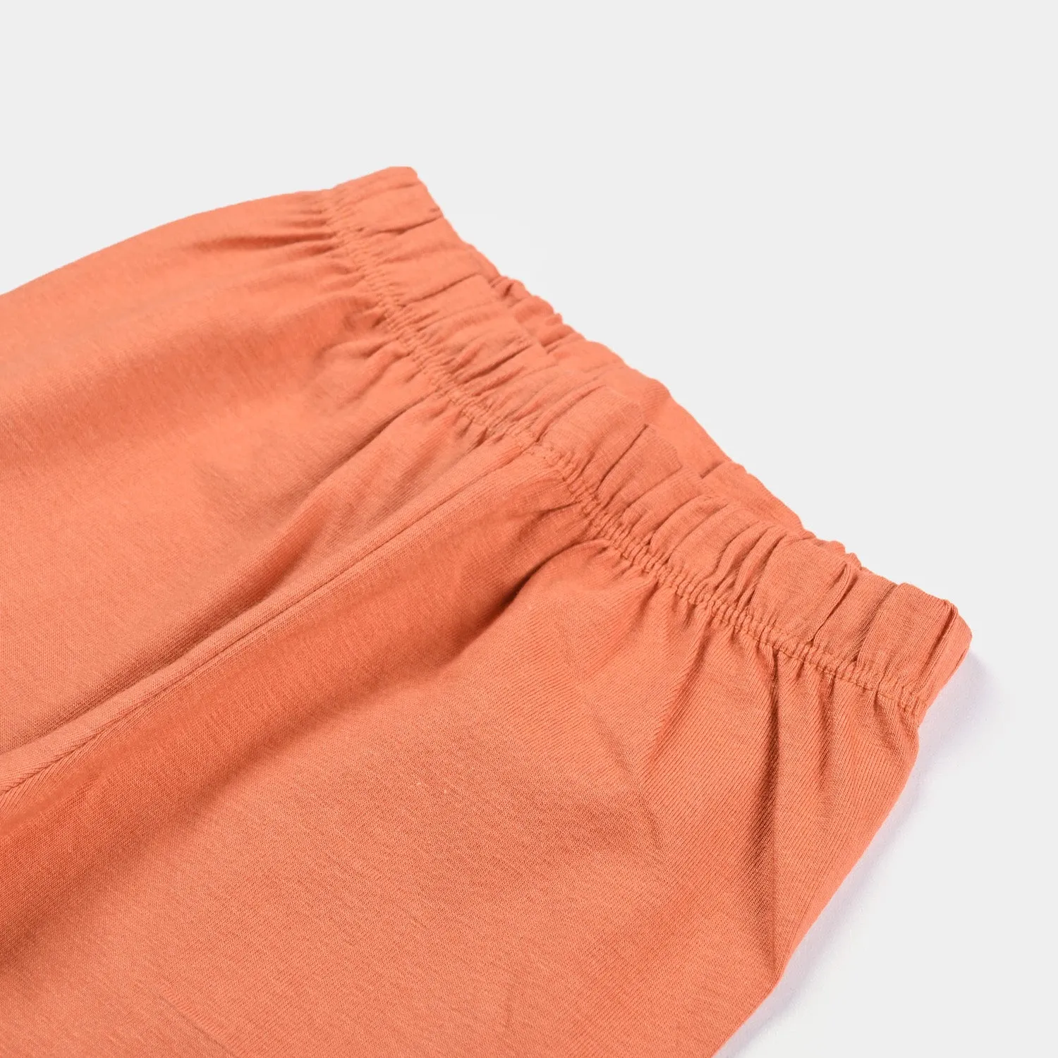 Infant Girls Lycra Jersey Tight Basic-O. Rust