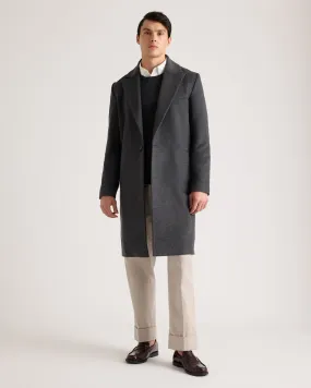 Italian Wool Belted Overcoat
