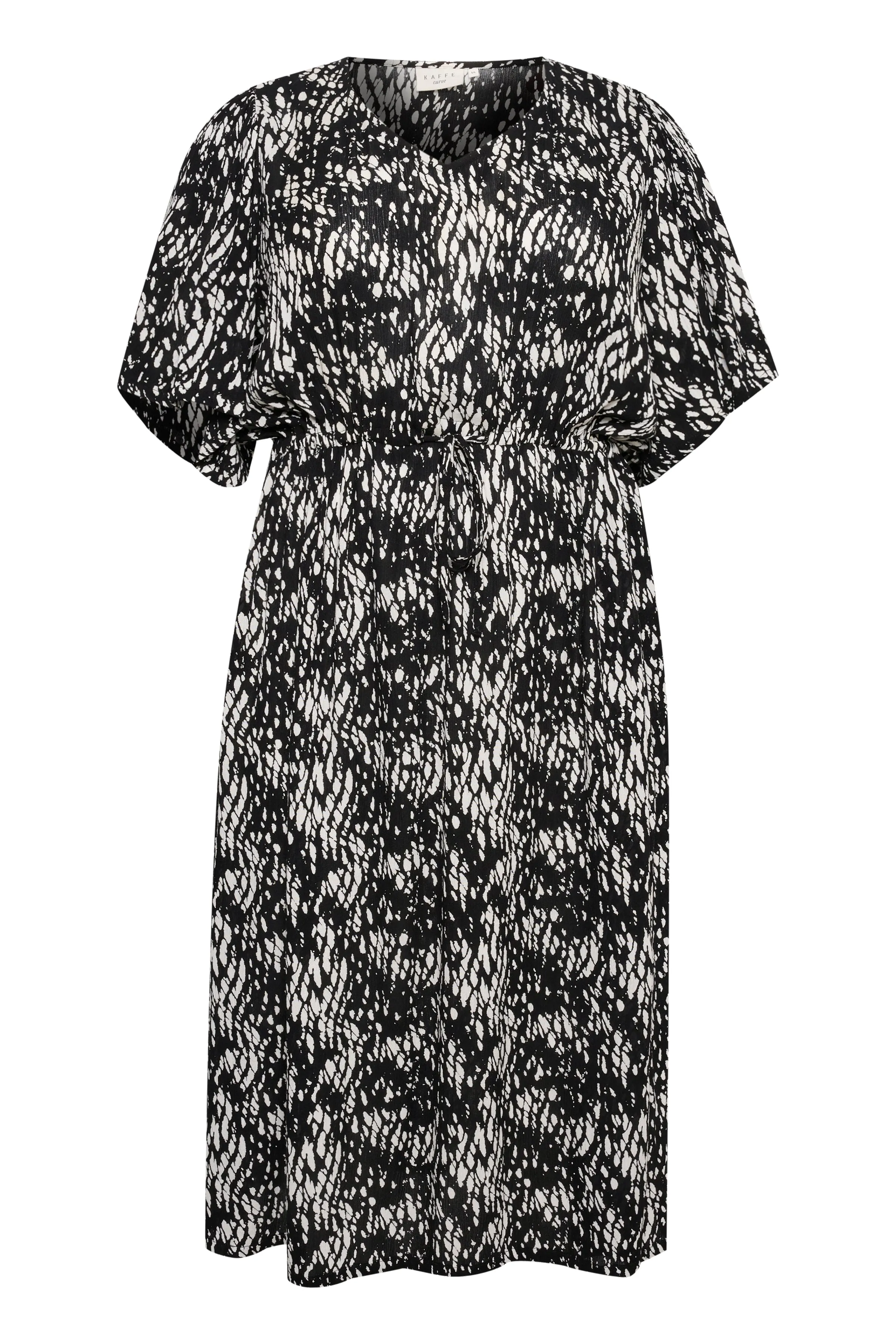 Kaffe Curve Ami Dress in Snake Print