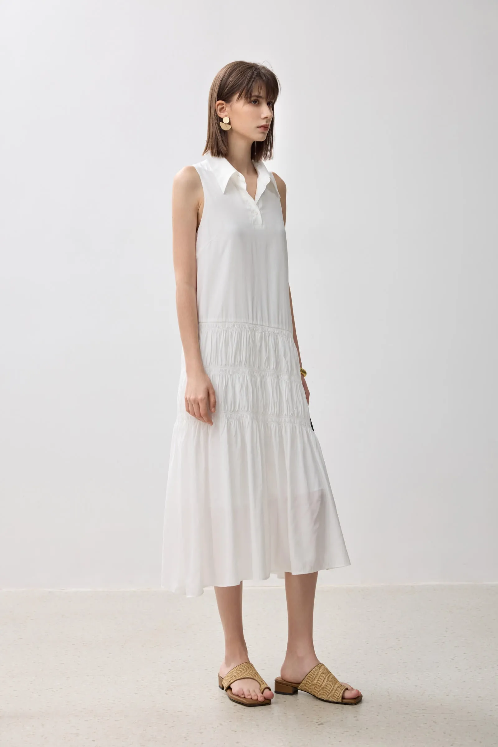 LILY Sleeveless Office Dress