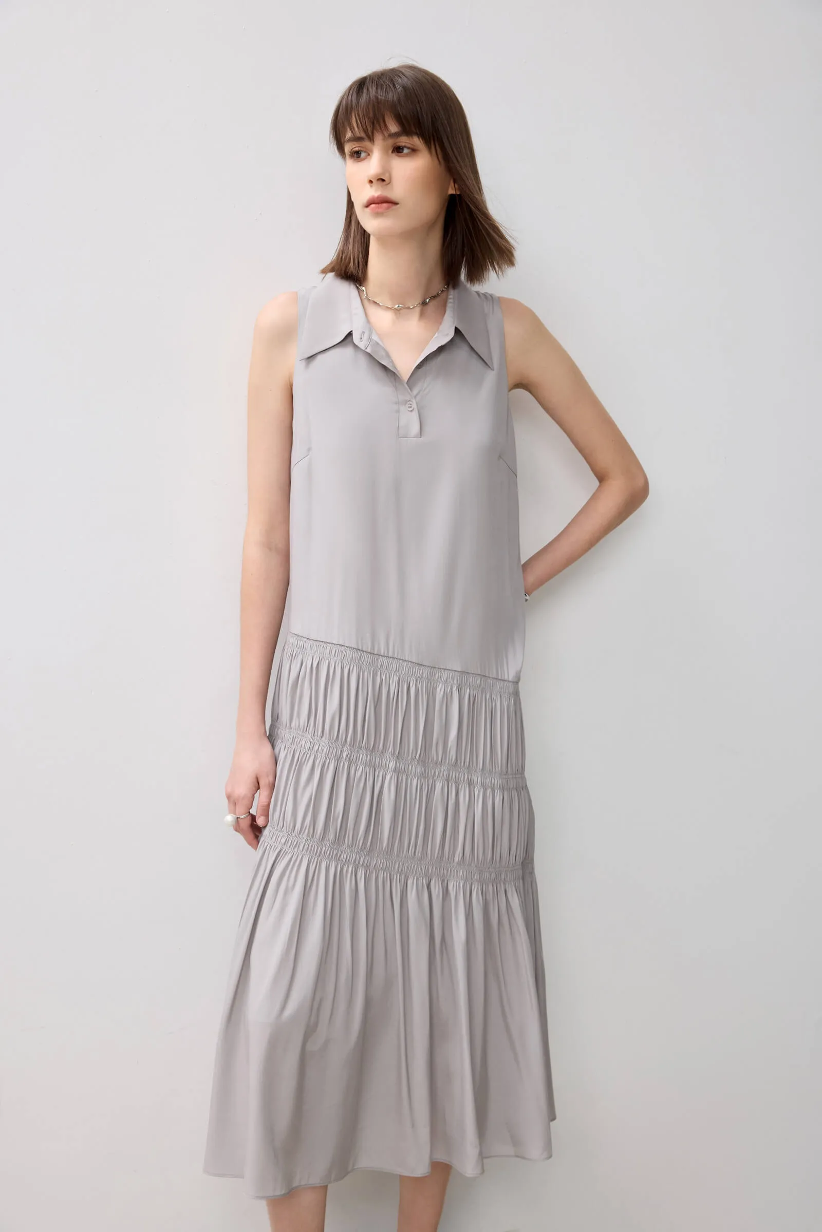 LILY Sleeveless Office Dress