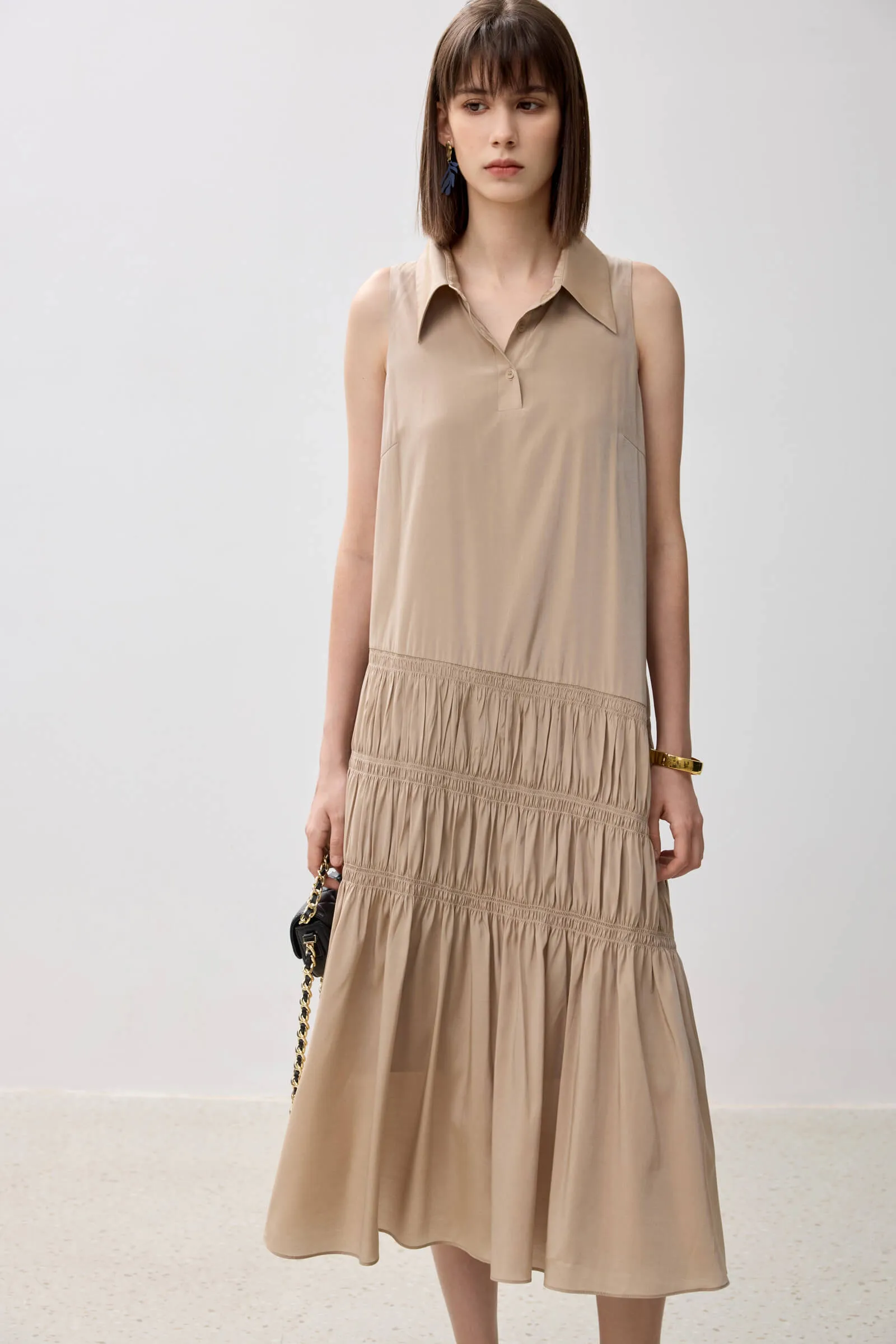 LILY Sleeveless Office Dress