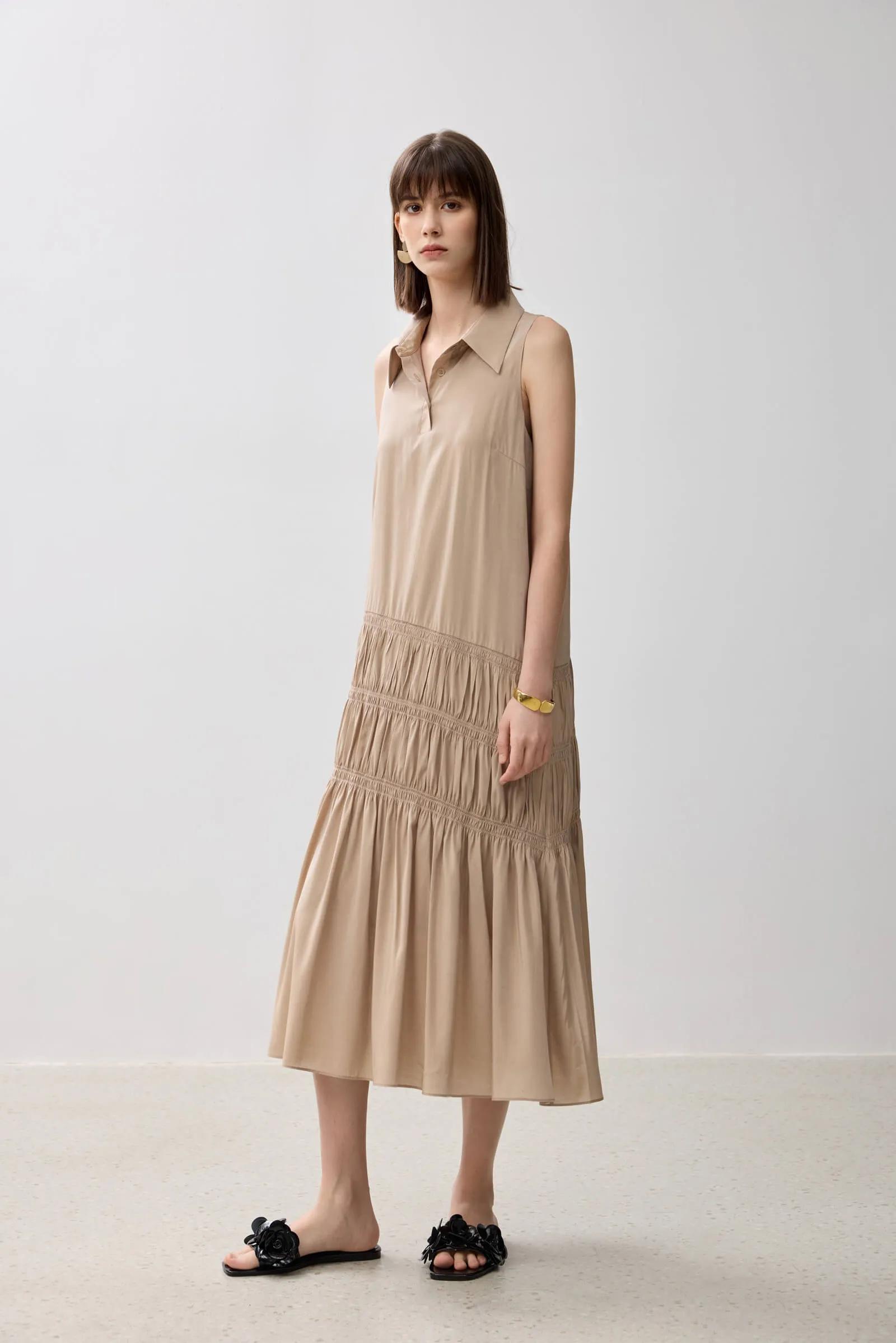 LILY Sleeveless Office Dress
