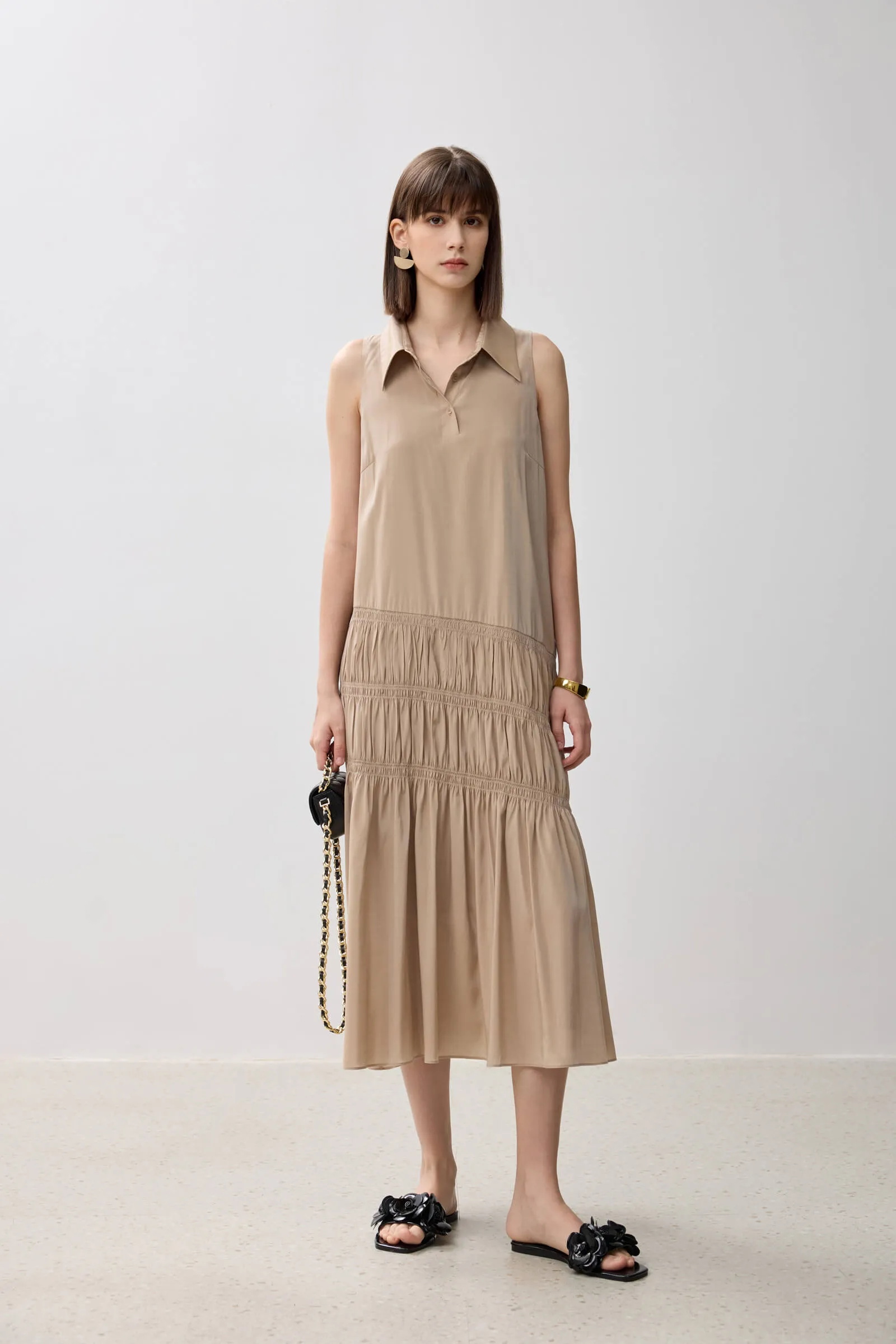 LILY Sleeveless Office Dress