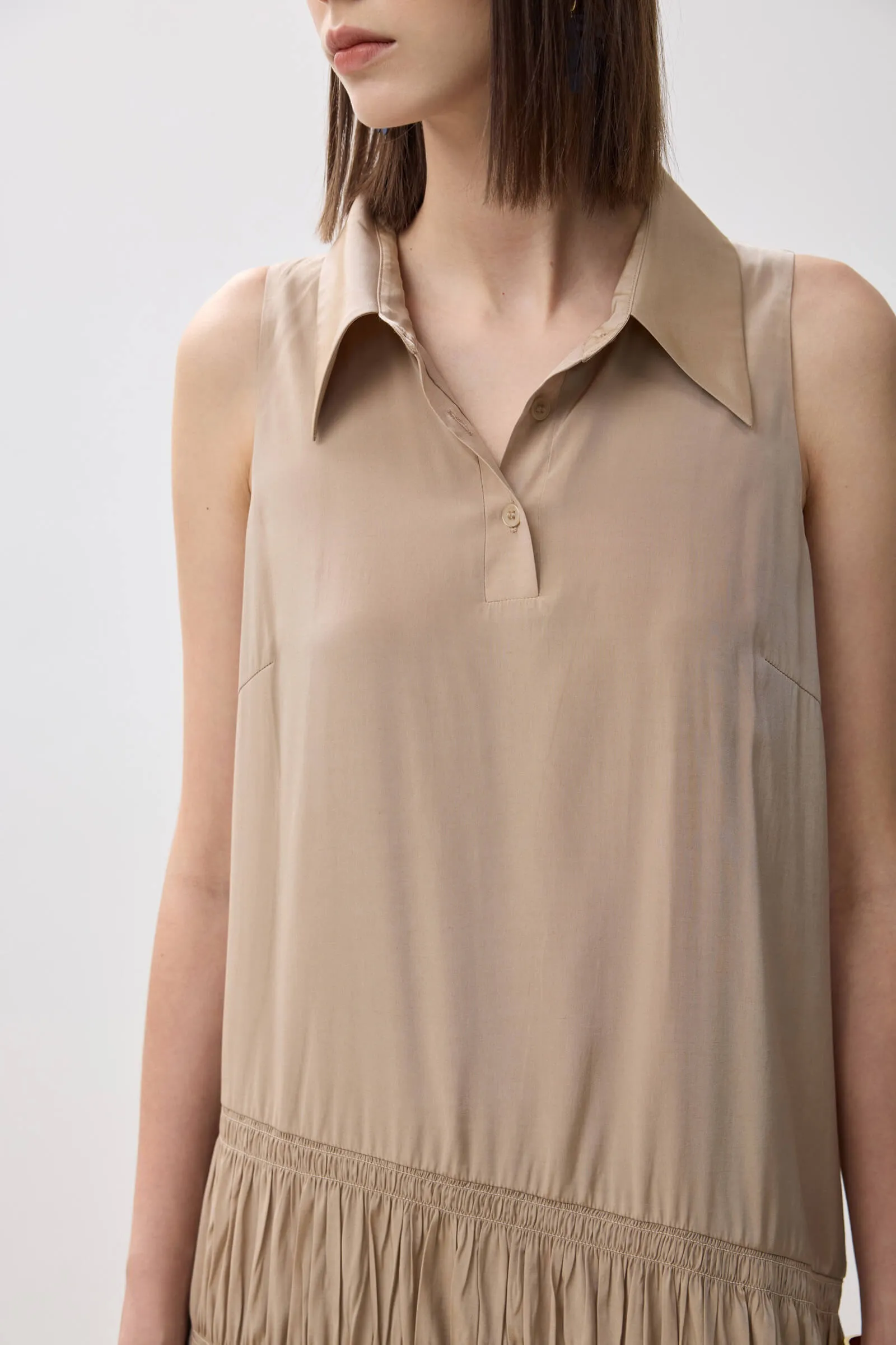 LILY Sleeveless Office Dress