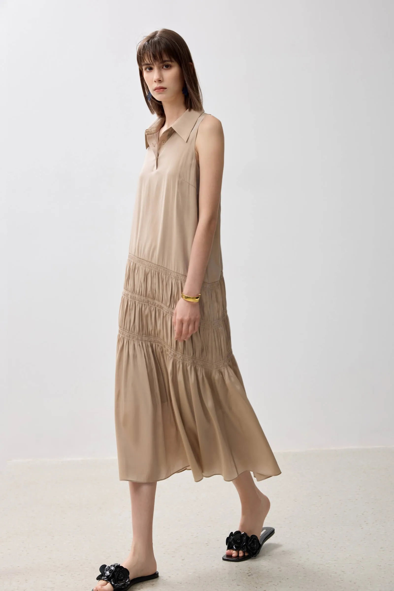 LILY Sleeveless Office Dress
