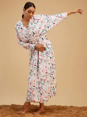 Multicolor Cotton Kaftan