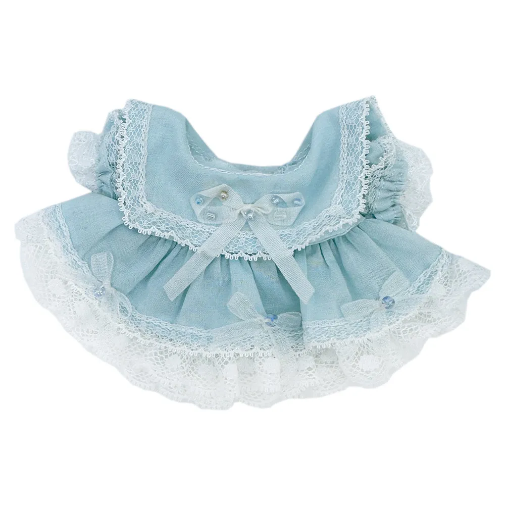 niannyyhouse 10cm Plush Doll Clothes Dresses Soft Stuffed Plush Toy Dressup Gift