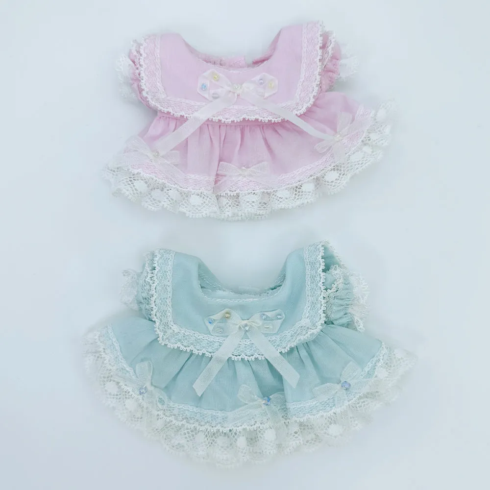 niannyyhouse 10cm Plush Doll Clothes Dresses Soft Stuffed Plush Toy Dressup Gift