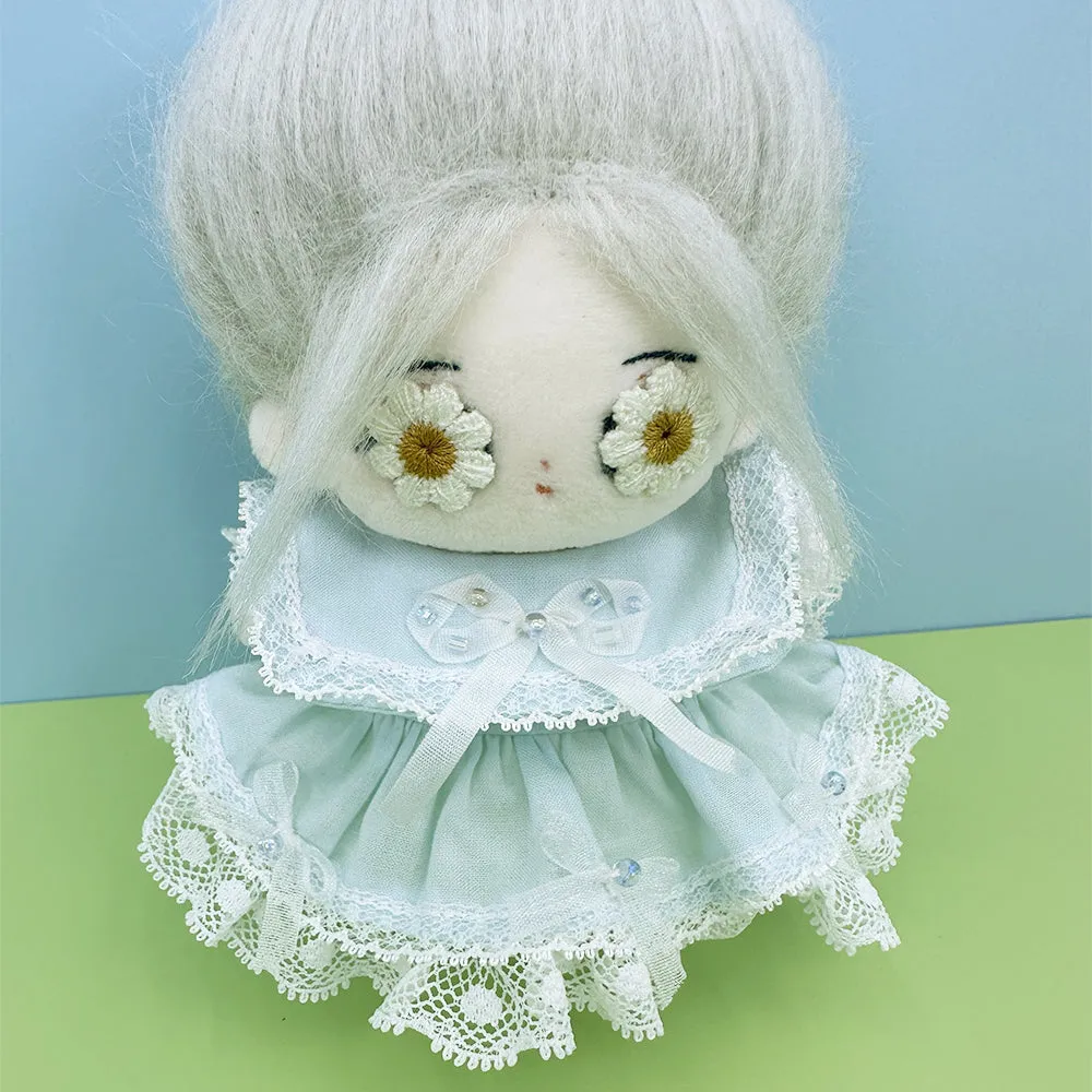 niannyyhouse 10cm Plush Doll Clothes Dresses Soft Stuffed Plush Toy Dressup Gift