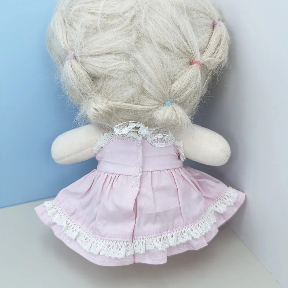 niannyyhouse 20cm Plush Doll Clothes Bow Tie Dresses 8in Soft Stuffed Toy Dressup