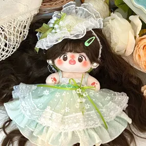 niannyyhouse 20cm Plush Doll Clothes Dresses Sailor Outfit 8in Doll Dressup