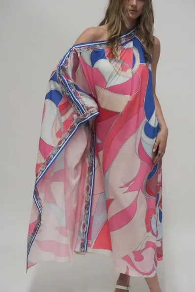 One Shoulder Maxi Dress