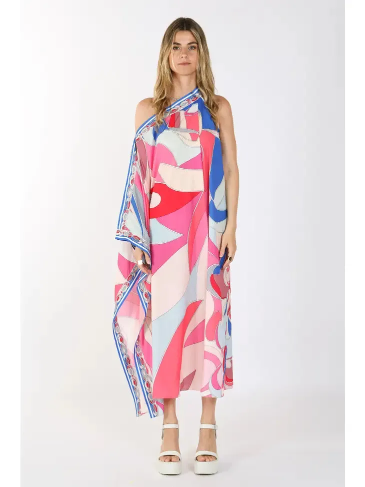 One Shoulder Maxi Dress