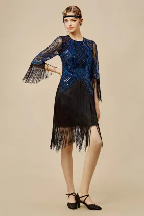 Princesse Tam Tam Art Deco Fringe Flapper Dress