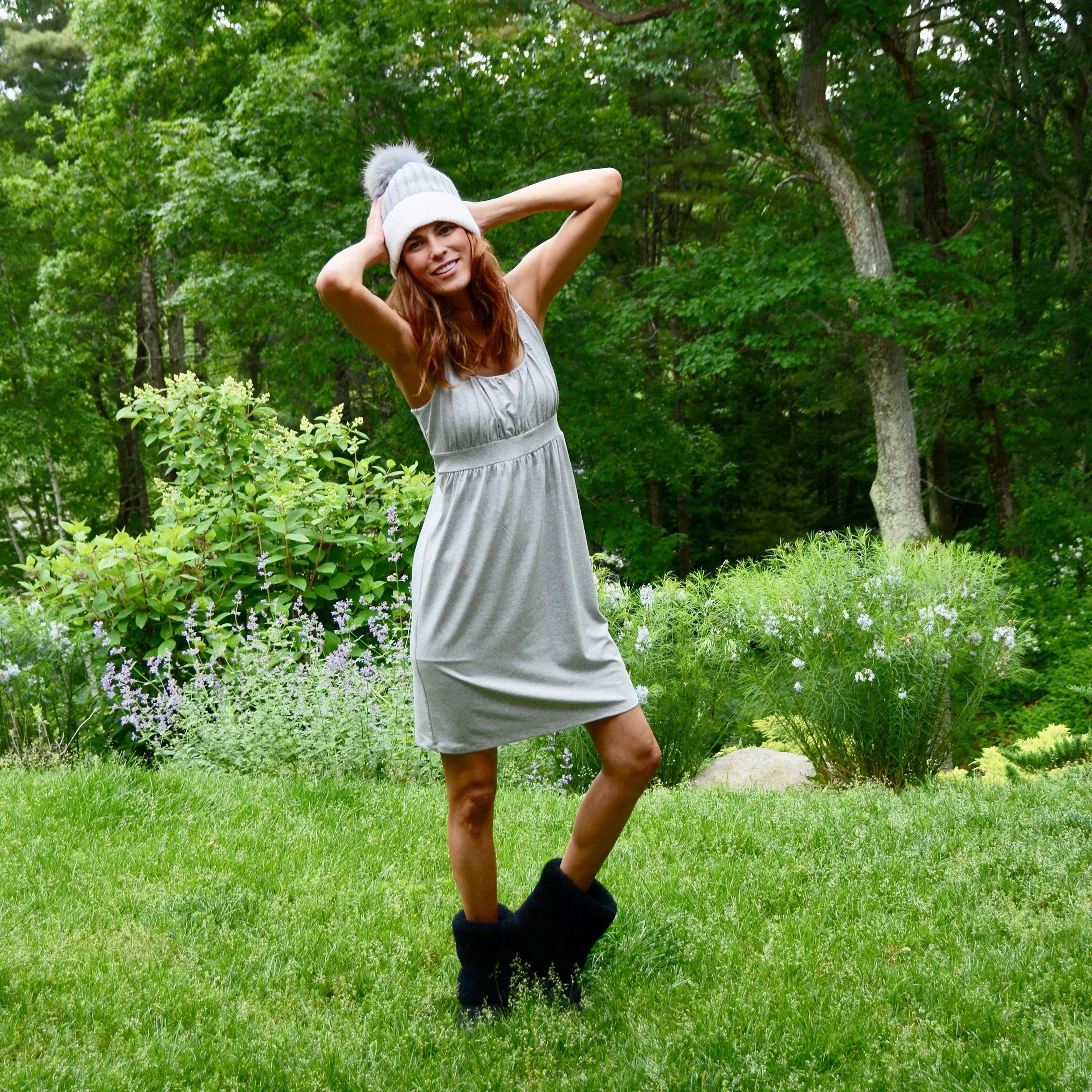 Ruched Empire Dress