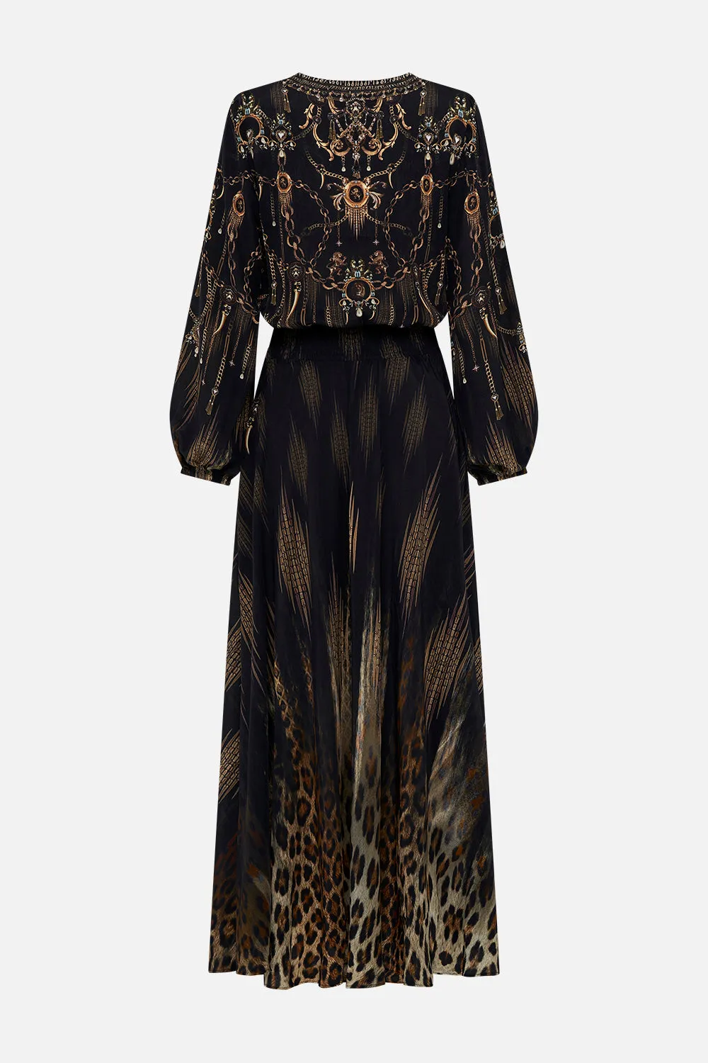 SHIRRED RELAXED FIT DRESS JUNGLE DREAMING