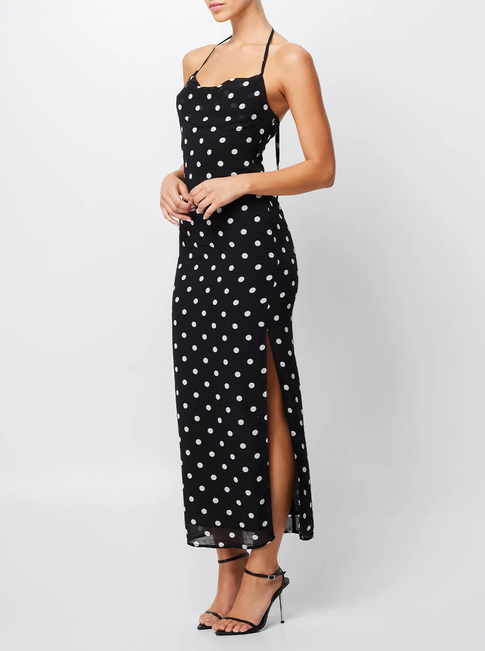 Soft Spot Maxi Dress - Polka Dot