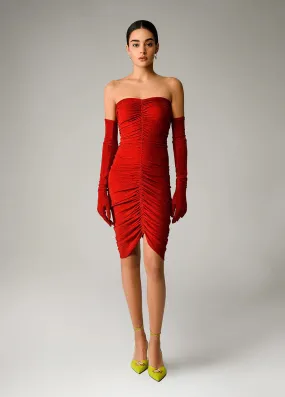 Sparkly Dress with Gloves
