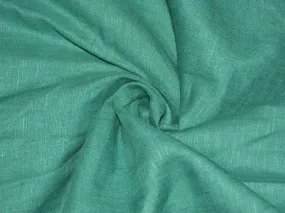 Teal Green Pure Linen Blazer 60 Lea Fabric