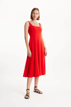 Tyra Dress in Red
