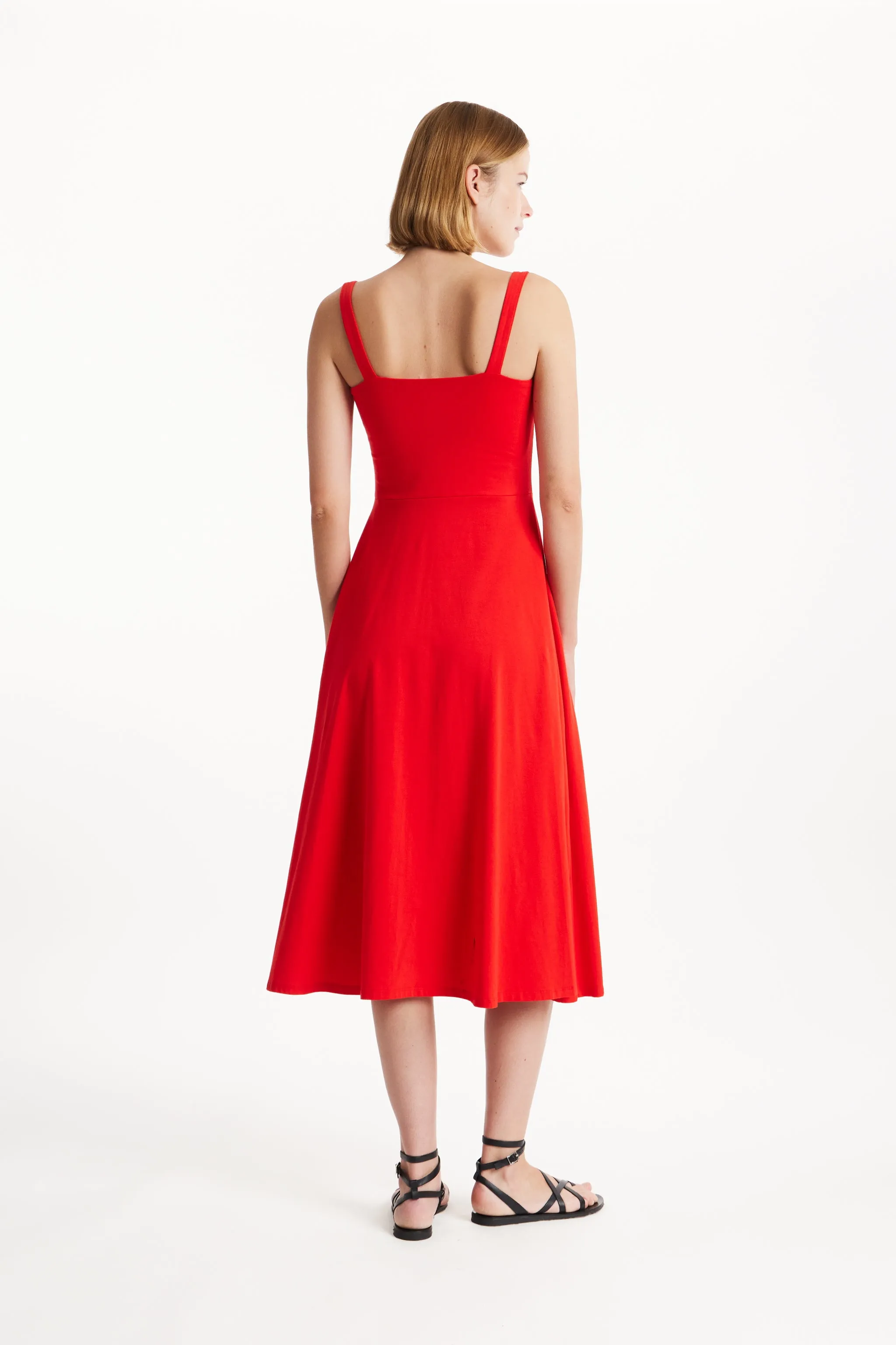 Tyra Dress in Red