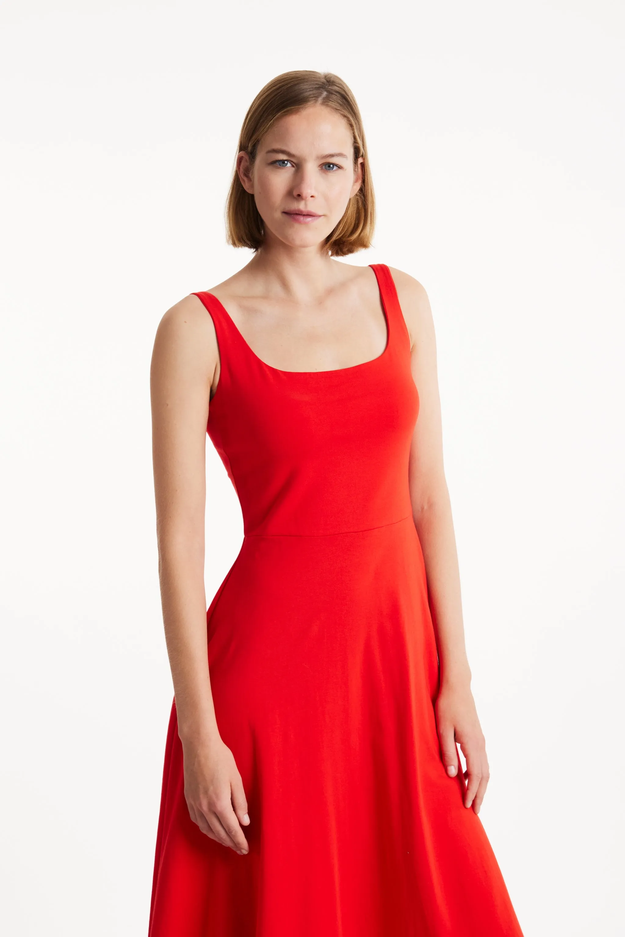 Tyra Dress in Red
